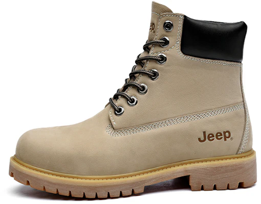 JEEP吉普 经典高筒户外工装靴 沙色 Buy JEEP吉普 经典高筒户外工装靴 沙色