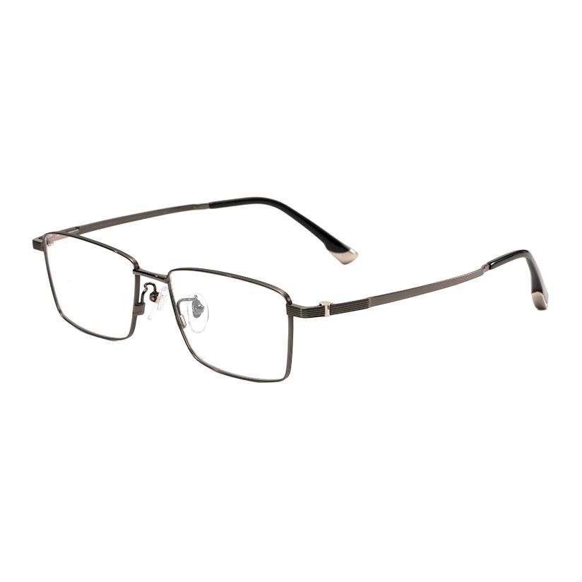 Jeep Classic Titanium Full-Frame Optical Glasses for Men - Black JEEPT5059