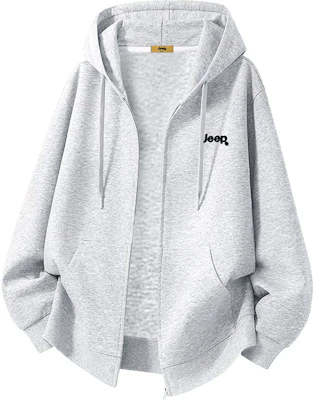 Jeep Classic Vintage Embroidered Logo Hooded Zip-Up Sweatshirt Unisex P741MKJ377 Buy Jeep Classic Vintage Embroidered Logo Hooded Zip-Up Sweatshirt Unisex P741MKJ377