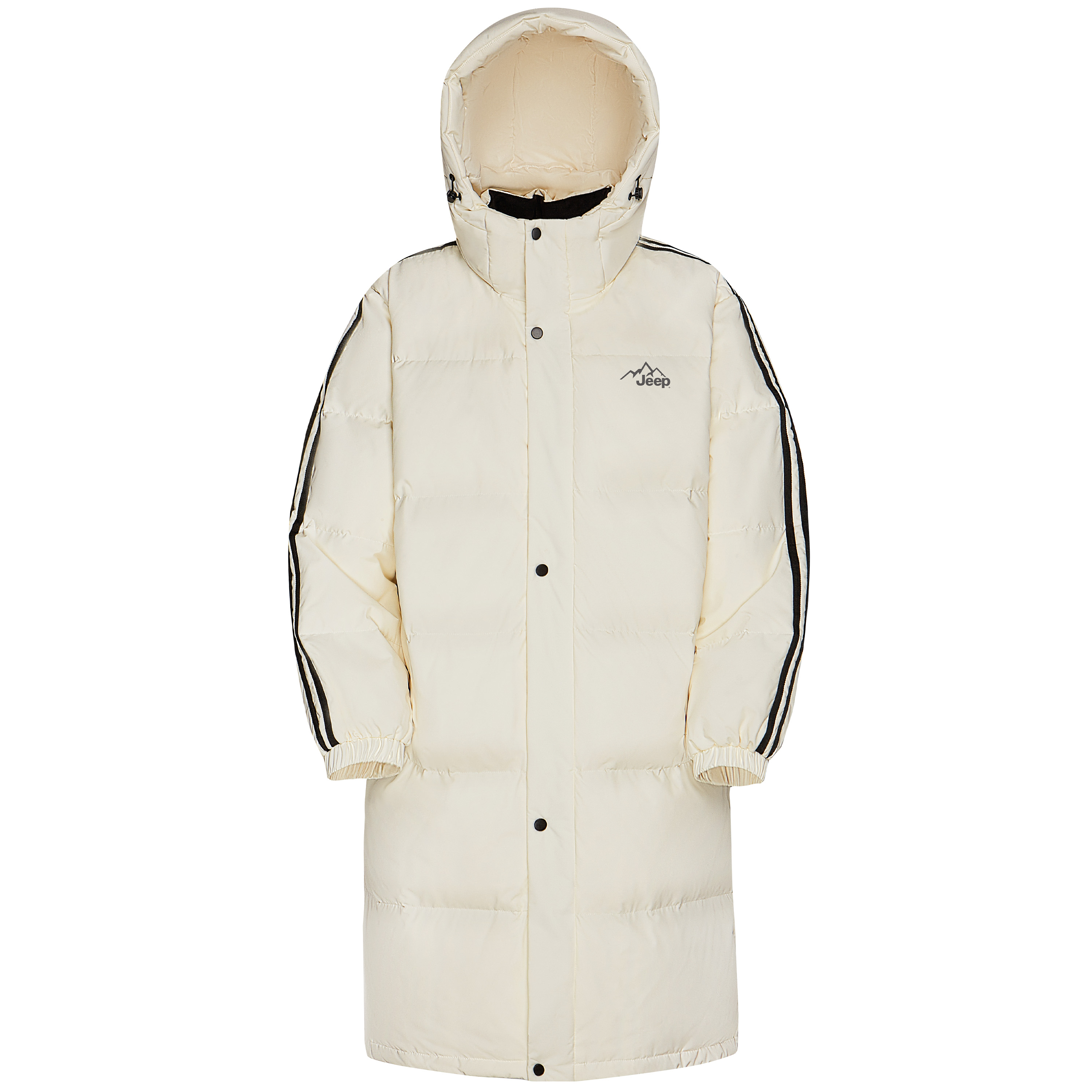 Purchase Jeep经典复古条纹户外连帽羽绒服极寒保暖款 P84JMWD194-jd