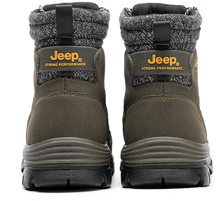 Jeep吉普 防滑耐磨舒適軟底減震 登山鞋 中幫 戶外功能鞋 男款 1
