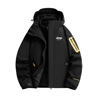 Jeep Colorblock Fleece-Lined Detachable Jacket Unisex 23MB773JC0554