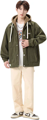 Jeep Jaket Corduroy Retro Unisex Oversized Lembut & Hangat dengan Lapisan Plush P833MWJ424-ST Buy Jeep Jaket Corduroy Retro Unisex Oversized Lembut & Hangat dengan Lapisan Plush P833MWJ424-ST