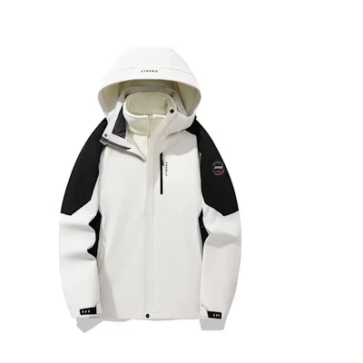 Jeep Detachable 3-in-1 Windproof Warm Hiking Outdoor Jacket Unisex P834MWJ422