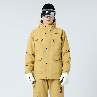 Jeep 多巴胺户外三合一防水加绒滑雪冲锋衣 男女通用 P844MWF137 15
