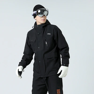 Jeep 多巴胺户外三合一防水加绒滑雪冲锋衣 男女通用 P844MWF137 38