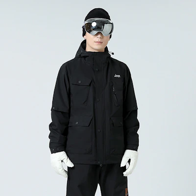 Jeep 多巴胺户外三合一防水加绒滑雪冲锋衣 男女通用 P844MWF137 39