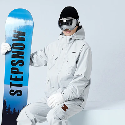 Jeep 多巴胺户外三合一防水加绒滑雪冲锋衣 男女通用 P844MWF137 46