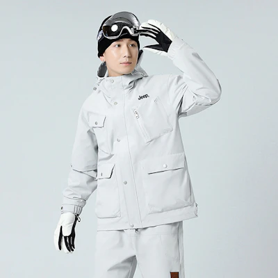 Jeep 多巴胺户外三合一防水加绒滑雪冲锋衣 男女通用 P844MWF137 47