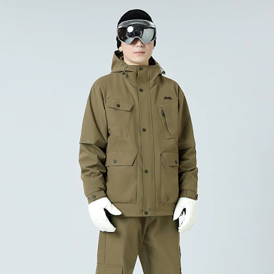 Jeep 多巴胺户外三合一防水加绒滑雪冲锋衣 男女通用 P844MWF137 68