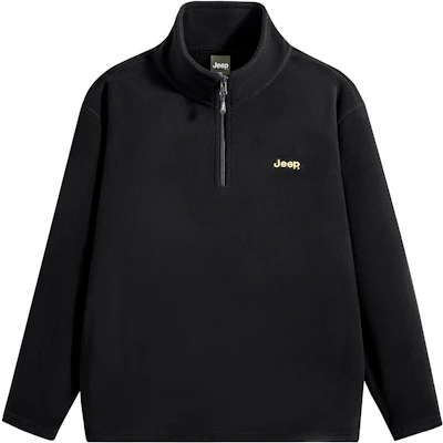Jeep Embroidered Logo Fleece Half-Zip Retro Outdoor Unisex Pullover Sweater P731MKJ027 Buy Jeep Embroidered Logo Fleece Half-Zip Retro Outdoor Unisex Pullover Sweater P731MKJ027