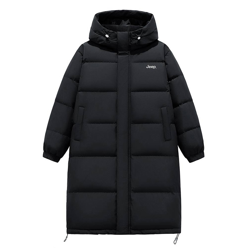 Jeep Expedition Parka Down Jacket Unisex Long Hooded Winter Coat Cold-Resistant. P84JMWD064