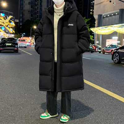 Jeep远征加厚羽绒大衣 男女连帽长款保暖防寒冬季外套 P84JMWD064 Shop Jeep远征加厚羽绒大衣 男女连帽长款保暖防寒冬季外套 P84JMWD064