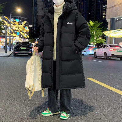 Jeep远征加厚羽绒大衣 男女连帽长款保暖防寒冬季外套 P84JMWD064 Purchase Jeep远征加厚羽绒大衣 男女连帽长款保暖防寒冬季外套 P84JMWD064