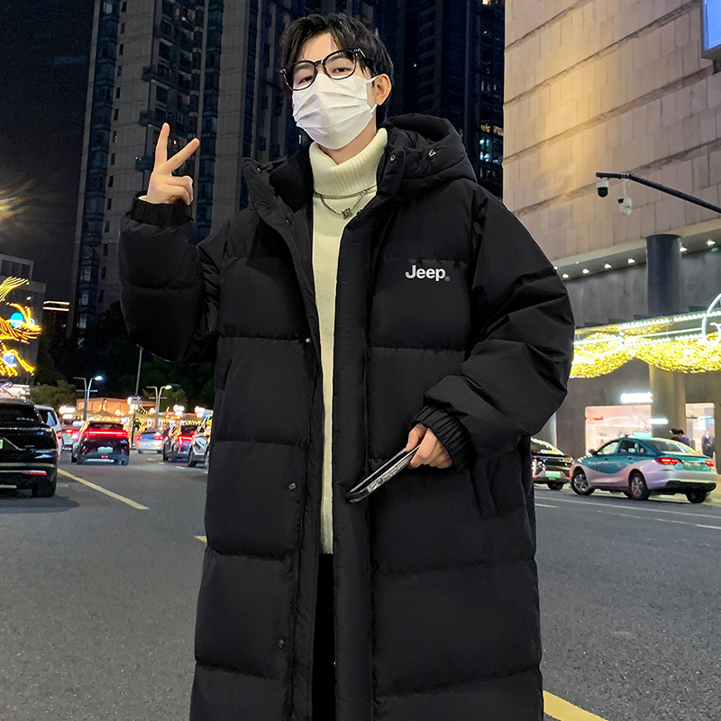 Details for Jeep远征加厚羽绒大衣 男女连帽长款保暖防寒冬季外套 P84JMWD064