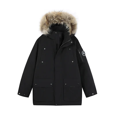 Jeep Expedition Parka Extreme Cold Weather Hooded Down Jacket Unisex. P844MWD373-jd