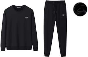 Jeep Fall/Winter Logo Print Fleece Sweatshirt & Jogger Set Unisex Casual Wear 20MB783TT2021B2029B Jeep Fall/Winter Logo Print Fleece Sweatshirt & Jogger Set Unisex Casual Wear 20MB783TT2021B2029B