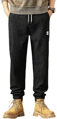 Jeep Fleece-Lined Relaxed Fit Elastic Jogger Pants - Casual Solid Color. P734MWP232 Buy Jeep Fleece-Lined Relaxed Fit Elastic Jogger Pants - Casual Solid Color. P734MWP232