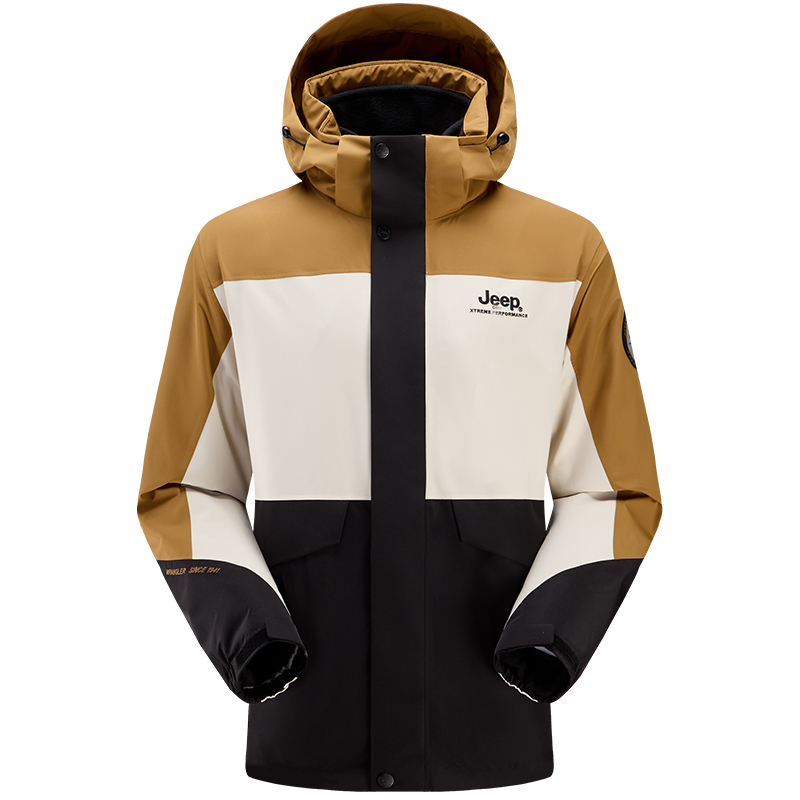 Jeep Fleece-Lined Waterproof 3-in-1 Jacket Unisex J342074052