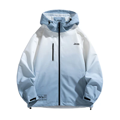 Jeep Gradient Mountain Outdoor Windproof Waterproof Hooded Jacket Unisex P741MWJ964