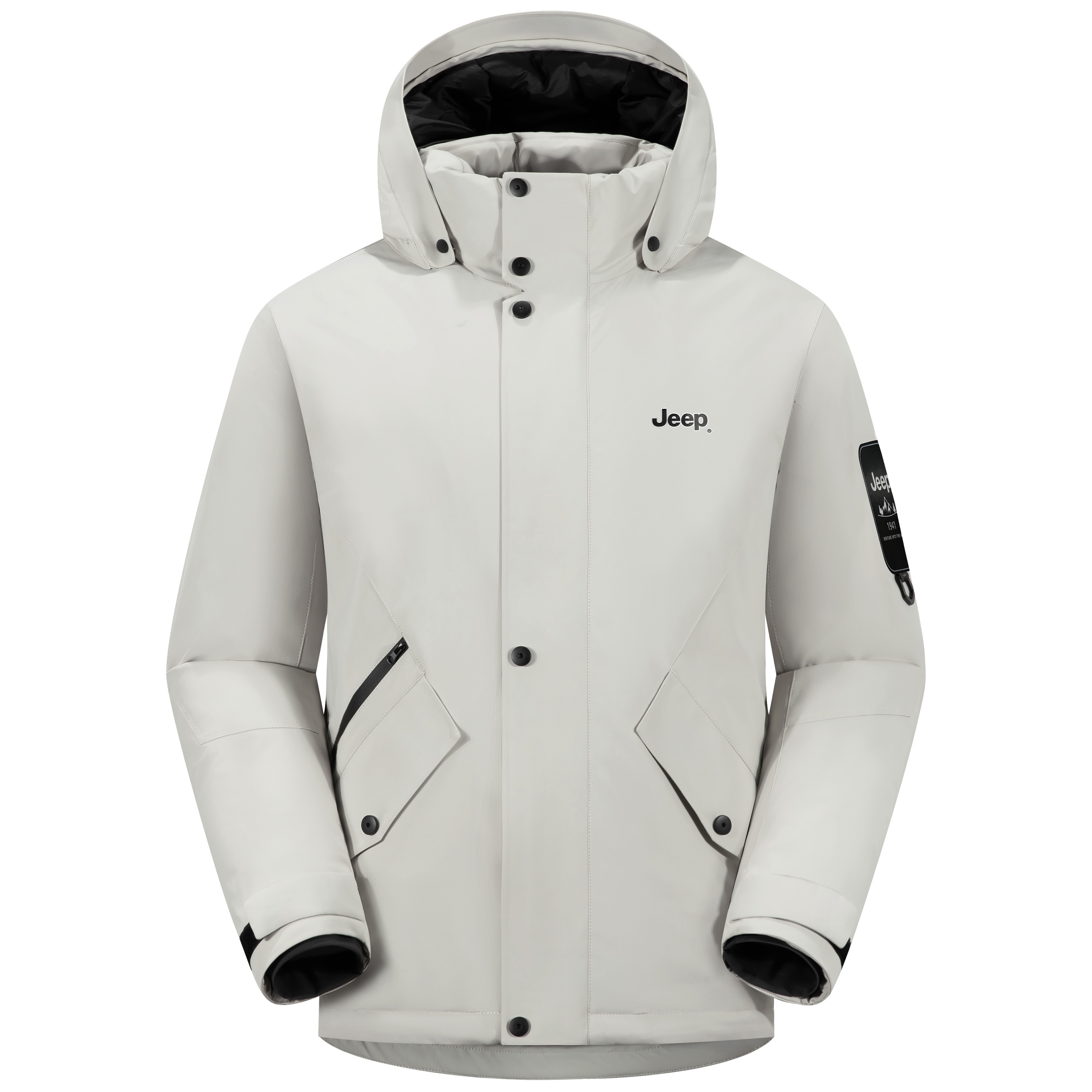 Cheap 吉普重力系列极端天气连帽羽绒服适合徒步露营. P844MWD444-jd