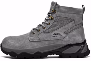 Jeep Gray High-Top Outdoor Functional Comfortable Sneakers P341291178GREY Jeep Gray High-Top Outdoor Functional Comfortable Sneakers P341291178GREY