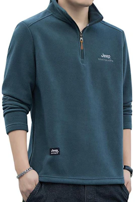 Jeep Half-Zip Fleece Casual Sweatshirt 24MA783SS7378 Buy Jeep Half-Zip Fleece Casual Sweatshirt 24MA783SS7378