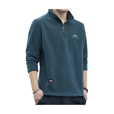 Jeep Half-Zip Fleece Casual Sweatshirt 24MA783SS7378