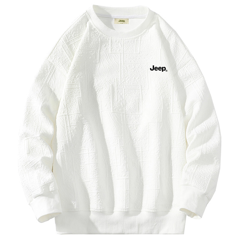 Jeep Heavyweight Crewneck Sweatshirt Unisex - Minimalist Letter Logo Design Casual Wear P843MKJ157