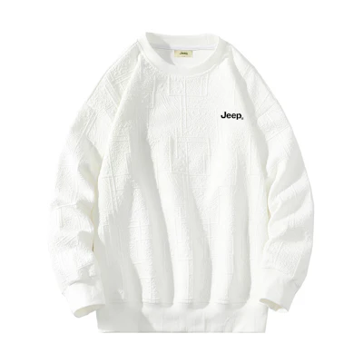 Jeep Heavyweight Crewneck Sweatshirt Unisex - Minimalist Letter Logo Design Casual Wear P843MKJ157
