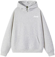 Jeep Heavyweight Fleece Hoodie Vintage Letter Logo Oversized Unisex Pullover P84IMKJ256-DY Jeep Heavyweight Fleece Hoodie Vintage Letter Logo Oversized Unisex Pullover P84IMKJ256-DY