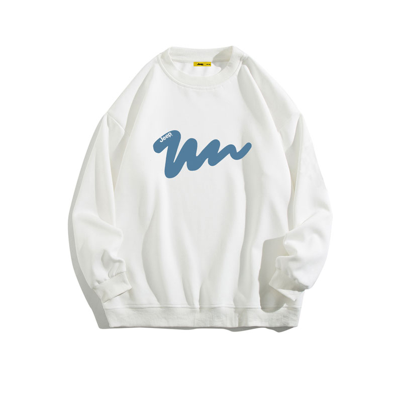 Jeep Heavyweight Vintage Loose Fit Crewneck Sweatshirt - Casual Top P734MKJ163