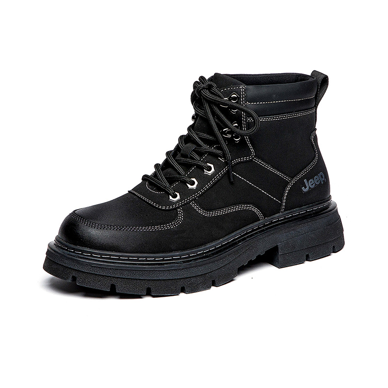 Shop Jeep吉普 防滑耐磨 高筒 Martin靴 男款