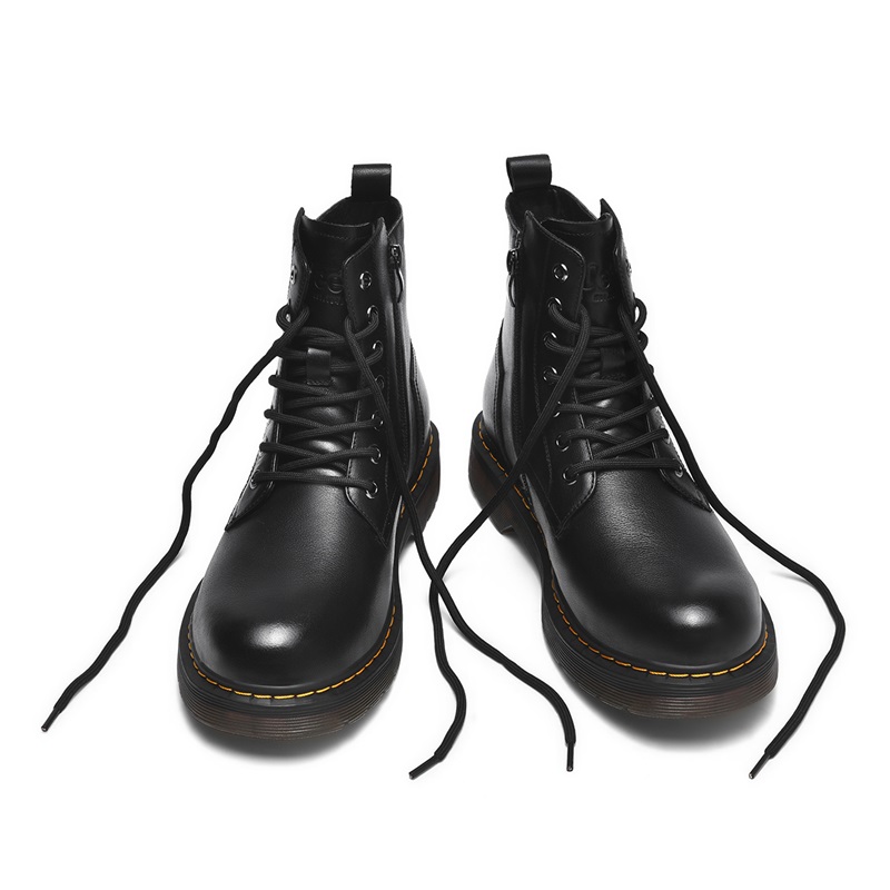 Jeep High-Top Martin Boot 'Black Leather Autumn-Winter' 圖 2