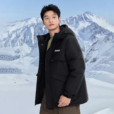 Jeep 冰雪系列户外羽绒服 防风保暖 男女同款 P84JMWD079 Sizing Jeep 冰雪系列户外羽绒服 防风保暖 男女同款 P84JMWD079
