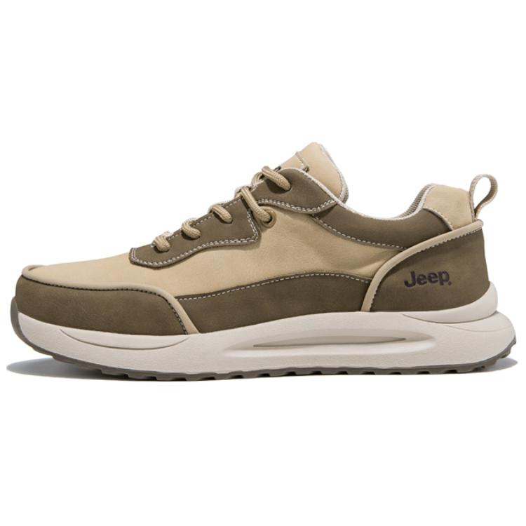 Jeep Khaki Casual Low-Top Comfort Lifestyle Shoes P243M02114 Khaki