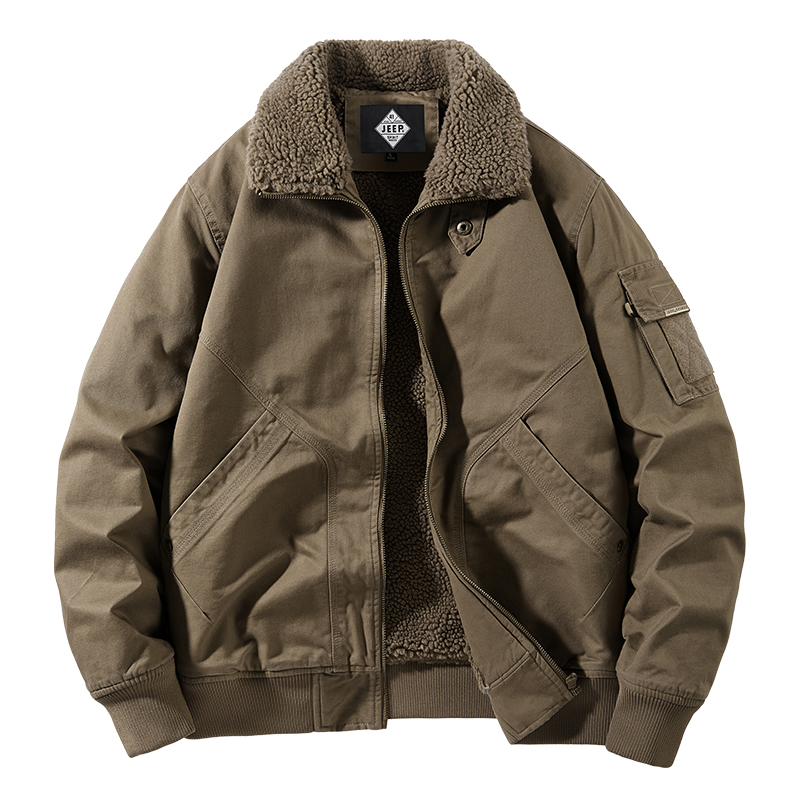 Jeep Logo Outdoor Sports Casual Warm Jacket for Men XYJP102BT6682