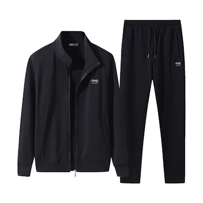 Jeep Logo Print Casual Tracksuit Set - Sweatshirt & Joggers 20MB783TT20262029