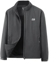 Jeep Logo Print Zip-Up Jacket in Solid Color for Men & Women Casual Wear JKBL992308 Jeep Logo Print Zip-Up Jacket in Solid Color for Men & Women Casual Wear JKBL992308
