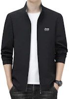 Jeep Logo Print Zip-Up Utility Jacket with Stand Collar 24MA773JC9118 Jeep Logo Print Zip-Up Utility Jacket with Stand Collar 24MA773JC9118