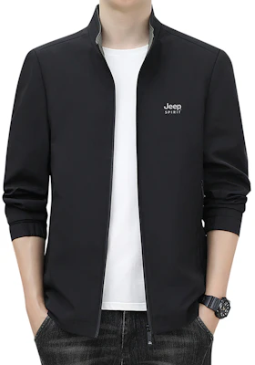 Jeep Logo Print Zip-Up Utility Jacket with Stand Collar 24MA773JC9118 Buy Jeep Logo Print Zip-Up Utility Jacket with Stand Collar 24MA773JC9118