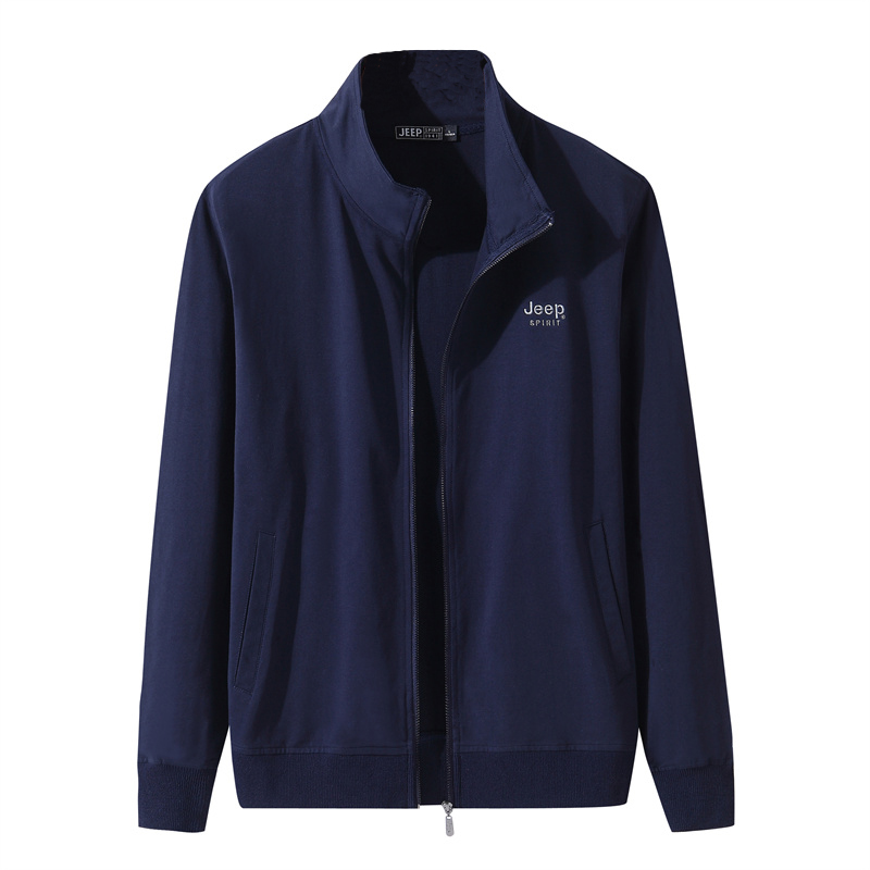 Jeep Long-Sleeve Zipper Hoodie with Embroidered Logo Design JP2026F033