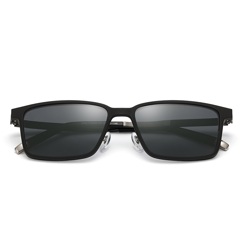 Lookbook Jeep男士磁吸方形钛金属太阳眼镜 JEEPT7086B