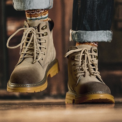 Jeep吉普 休閒 厚底 防滑 復古 百搭 短筒 馬丁靴 男款 6