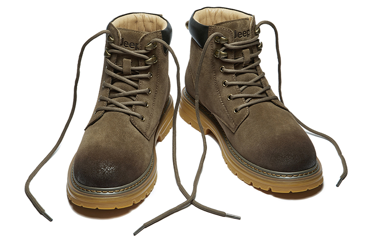 Lookbook Jeep吉普 休閒 厚底 防滑 復古 百搭 短筒 馬丁靴 男款