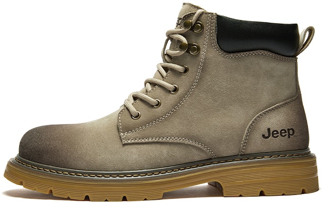 Jeep吉普 休閒 厚底 防滑 復古 百搭 短筒 馬丁靴 男款 1