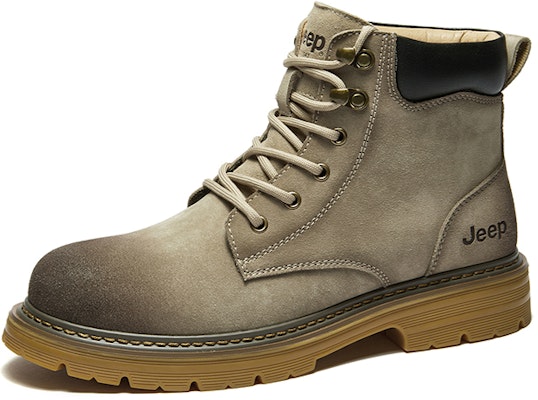 Jeep吉普 休閒 厚底 防滑 復古 百搭 短筒 馬丁靴 男款 2