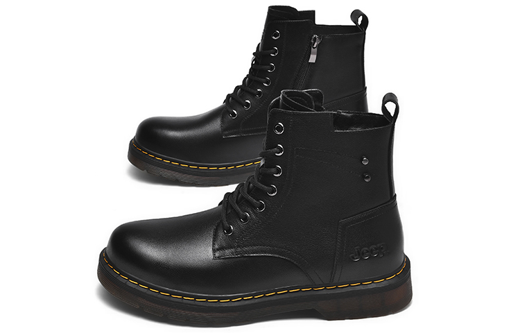 Shop Jeep Martin Boot 'Warm Comfort Black' P214M21210