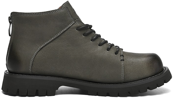 吉普百搭透氣短中筒馬丁靴 男款 4