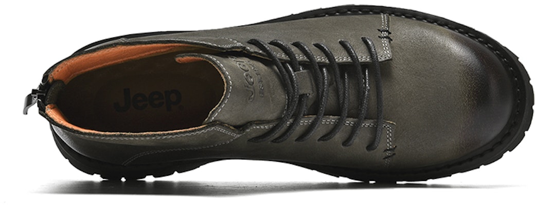 吉普百搭透氣短中筒馬丁靴 男款 5